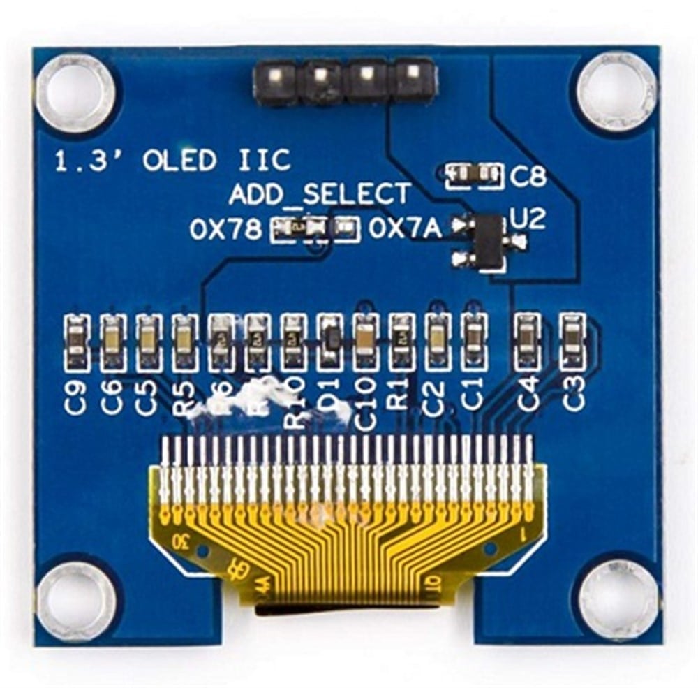 Kompent1.3 inç 128x64 I2C OLED Ekran 4 pin 