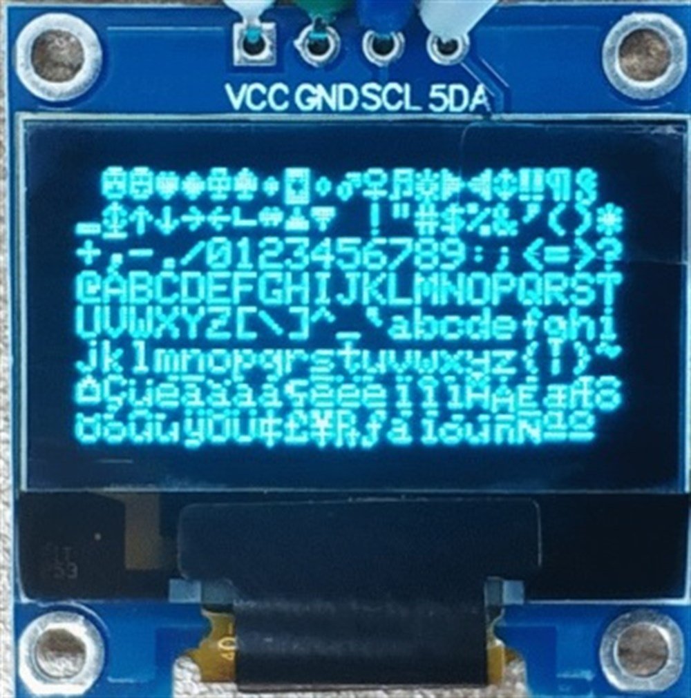 Kompent1.3 inç 128x64 I2C OLED Ekran 4 pin 