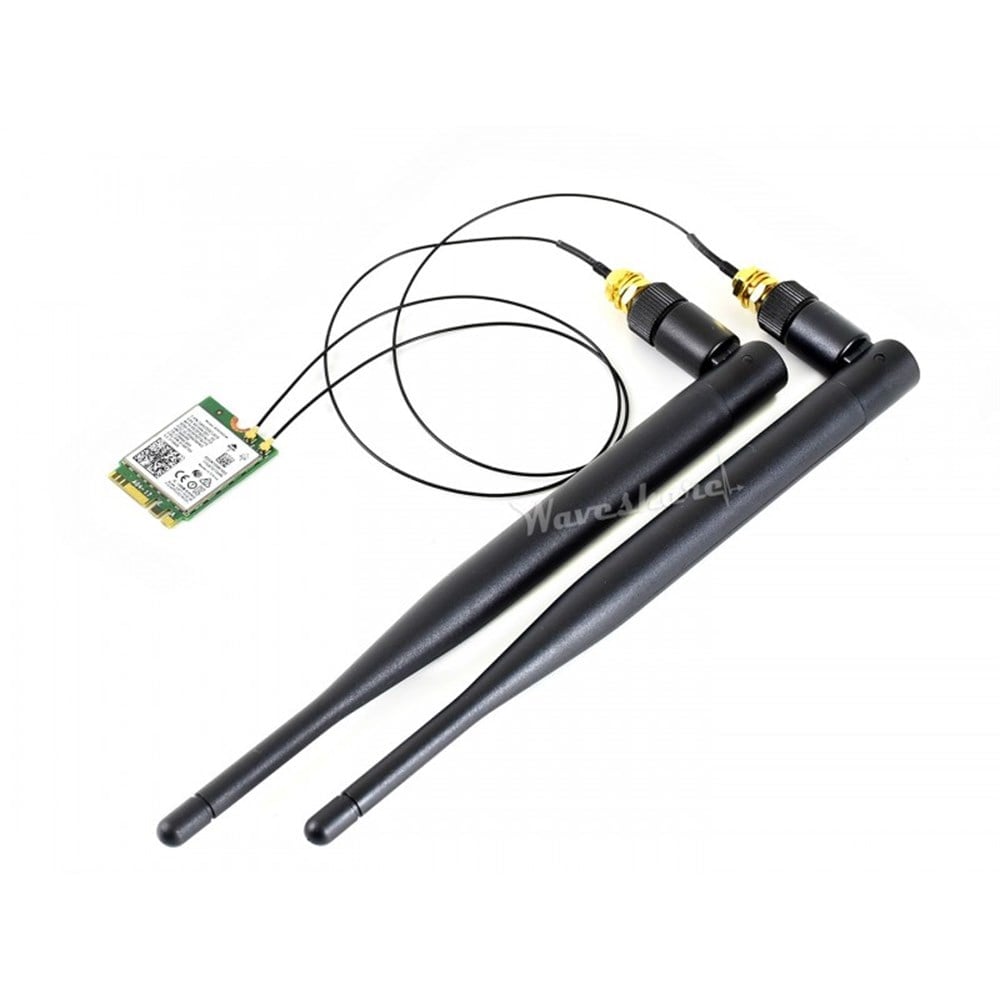 KompentAC8265 Jetson Nano için Kablosuz NIC, WiFi / Bluetooth Modülü Çift Antenli