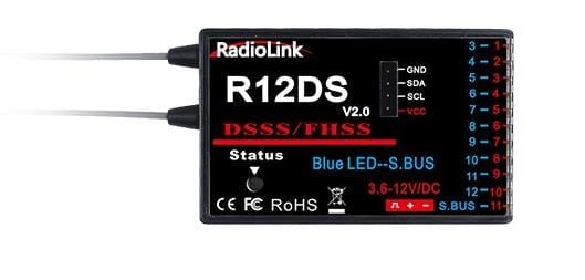 KompentRadiolink R12DS 12 Kanal 2.4GHz DSSS FHSS Alıcı 