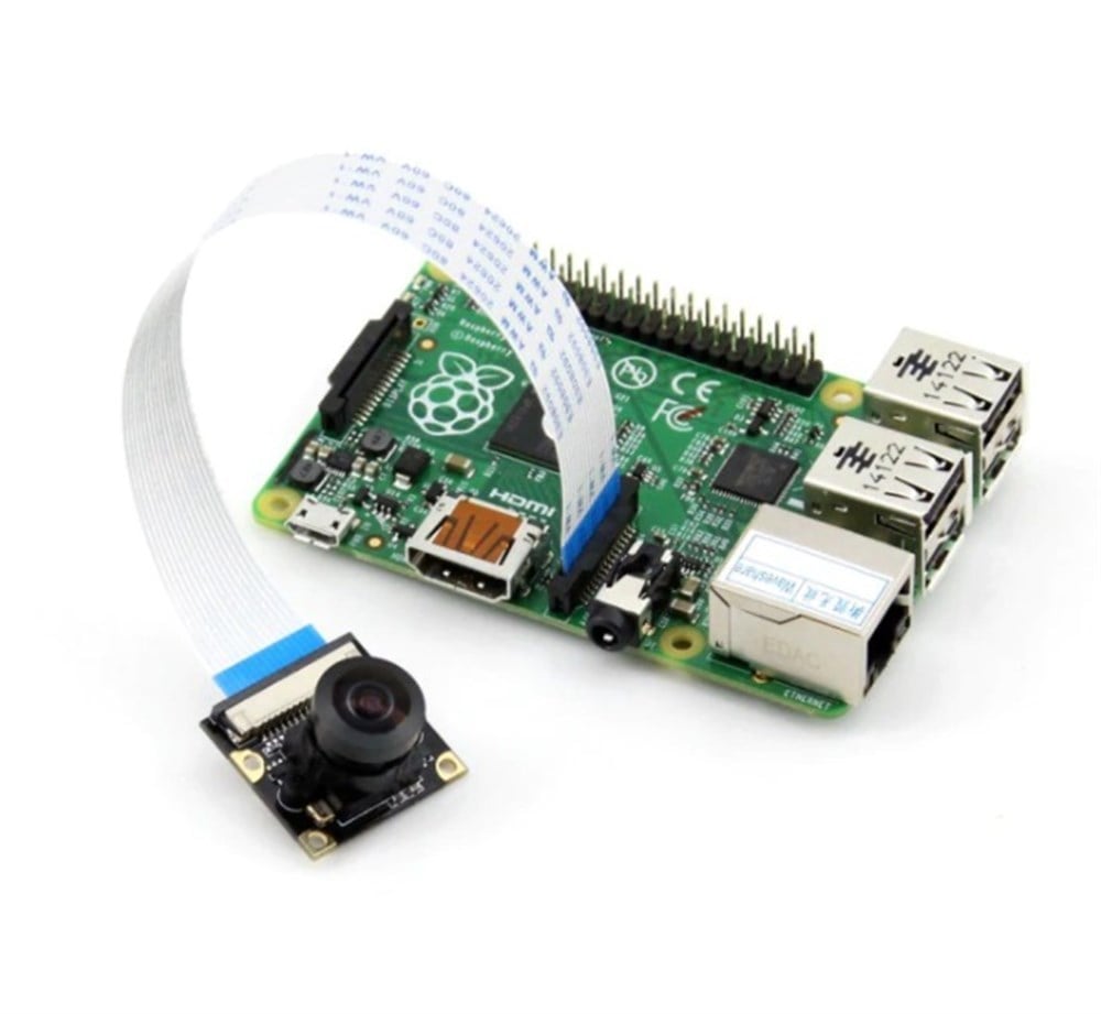KompentRaspberry Pi Uyumlu Kamera Modülü (G) Balık Göz Lens