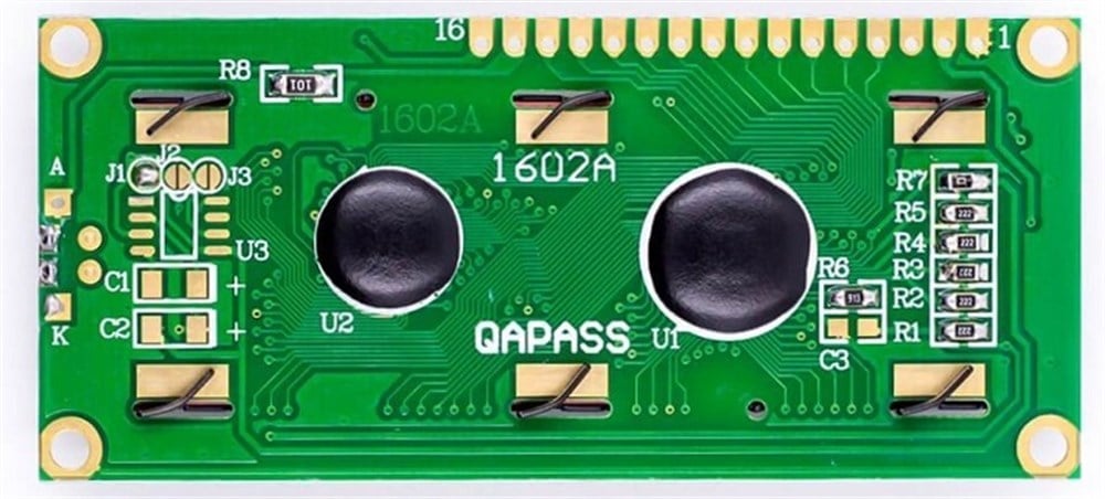 LCD1602 16x02 LCD Mavi Arka Işık