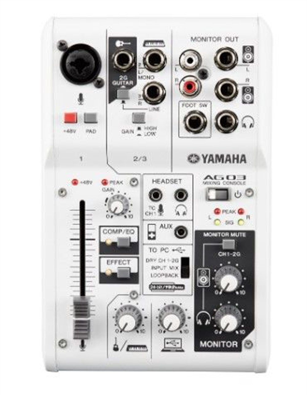 Yamaha AG03 3 Kanal Deck Mikser