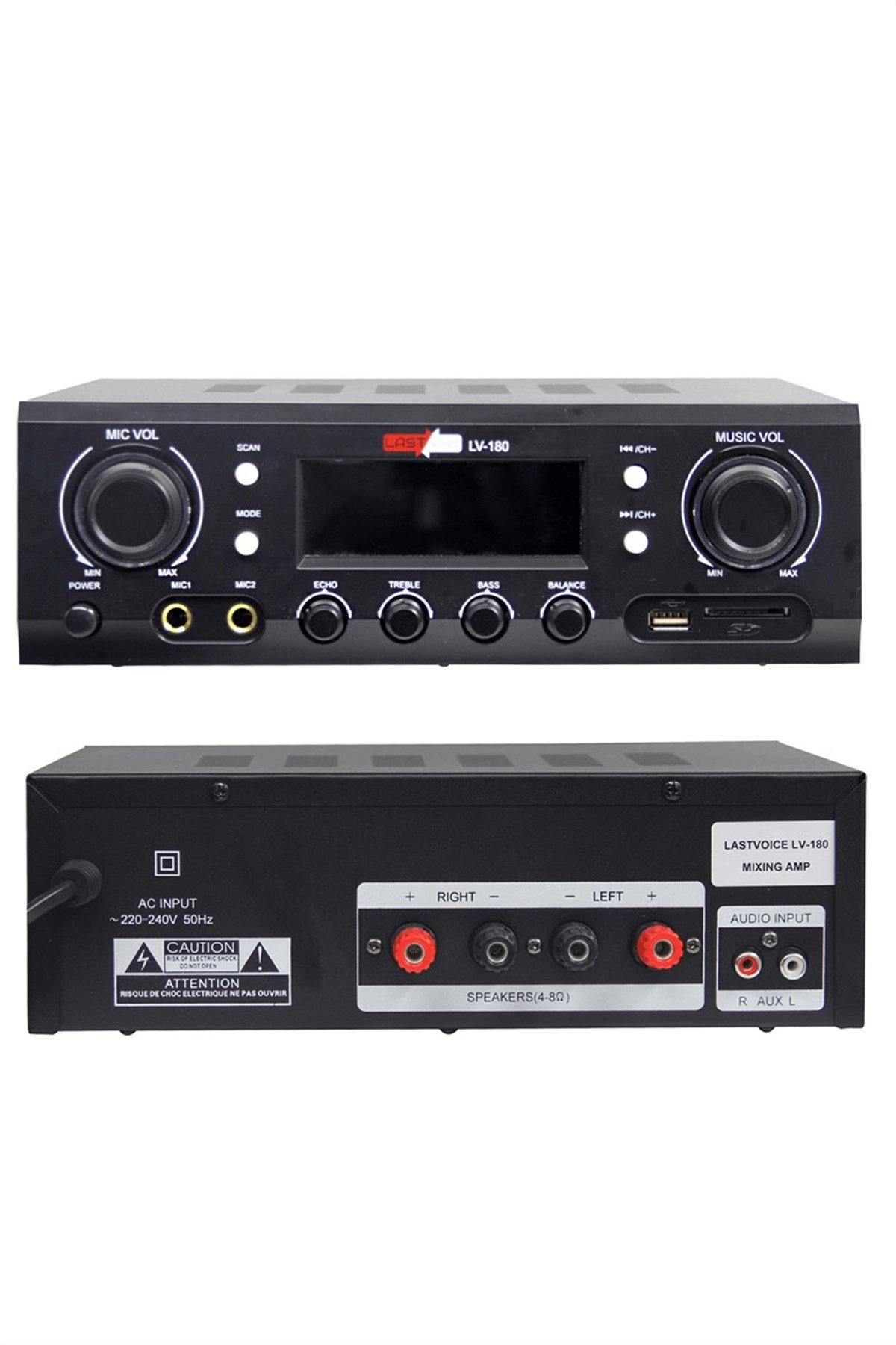Lastvoice Strong Paket-2 Üst Seviye Tavan Hoparlör ve Mikser Anfi Seti ( 1 ANFİ + 2 HOPARLÖR)