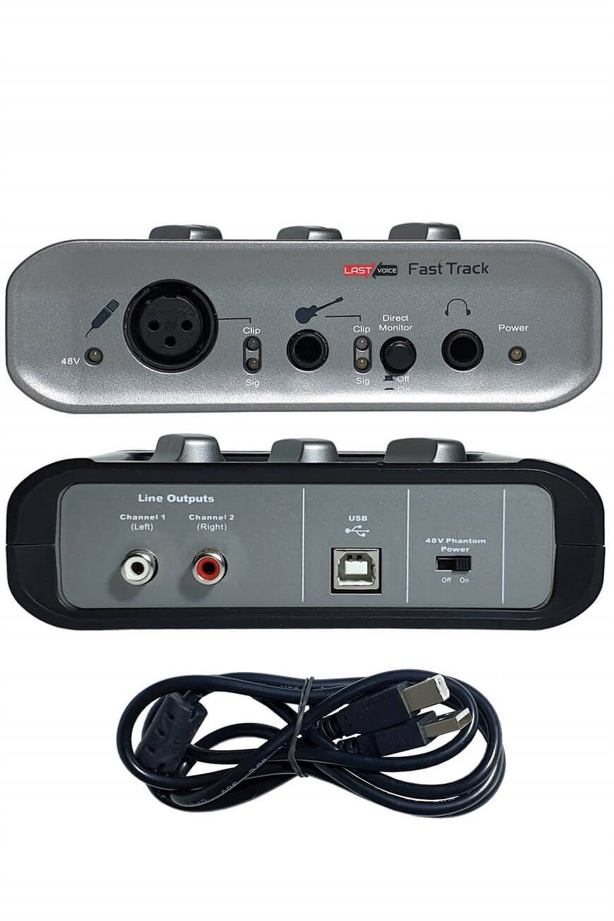 BM800 Mikrofon + Fast Track Usb Ses Kartı