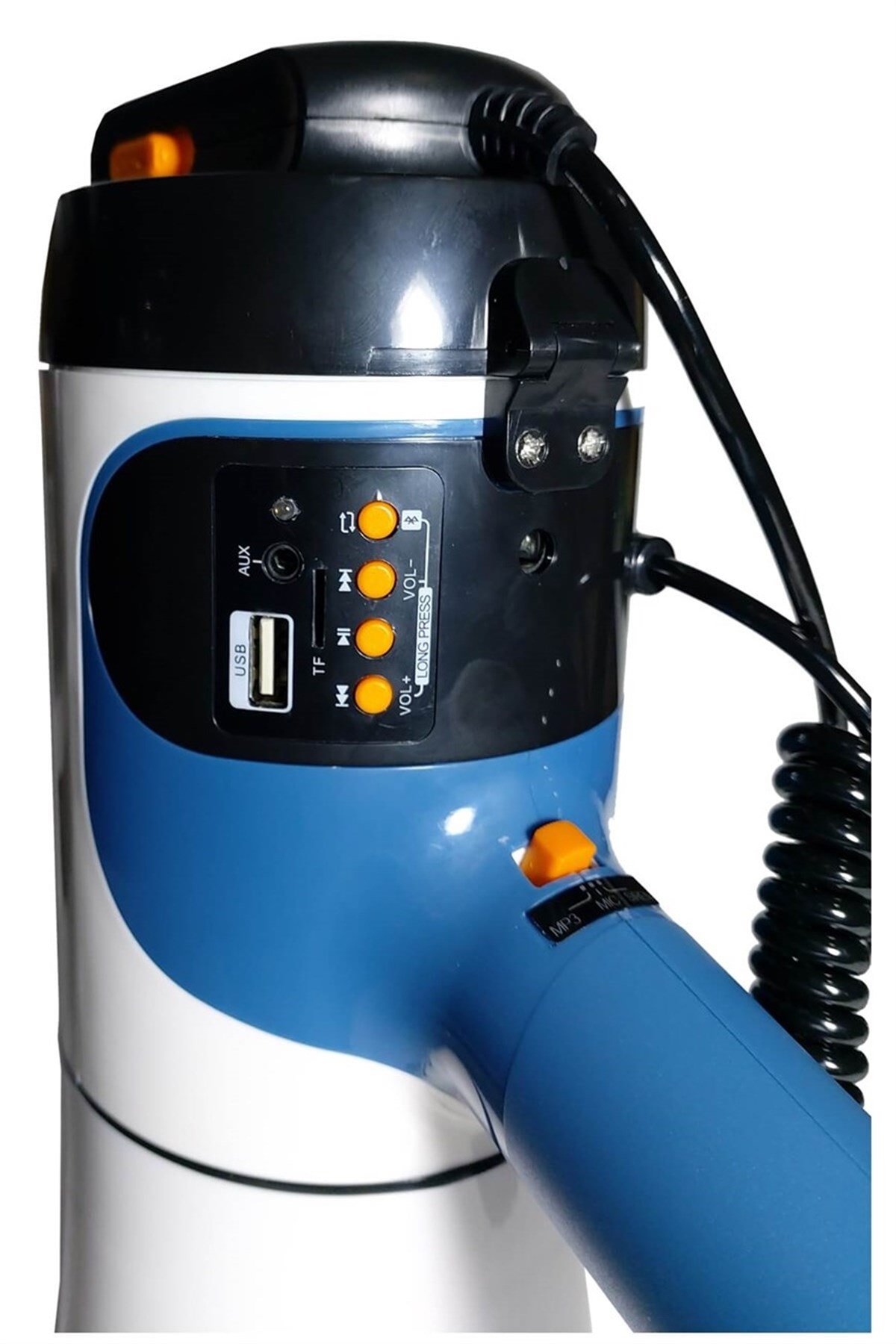 Lastvoice Mgf-200BT Usb Bluetooth Şarjlı Megafon 200 Watt Siren Kayıt Büyük Boy