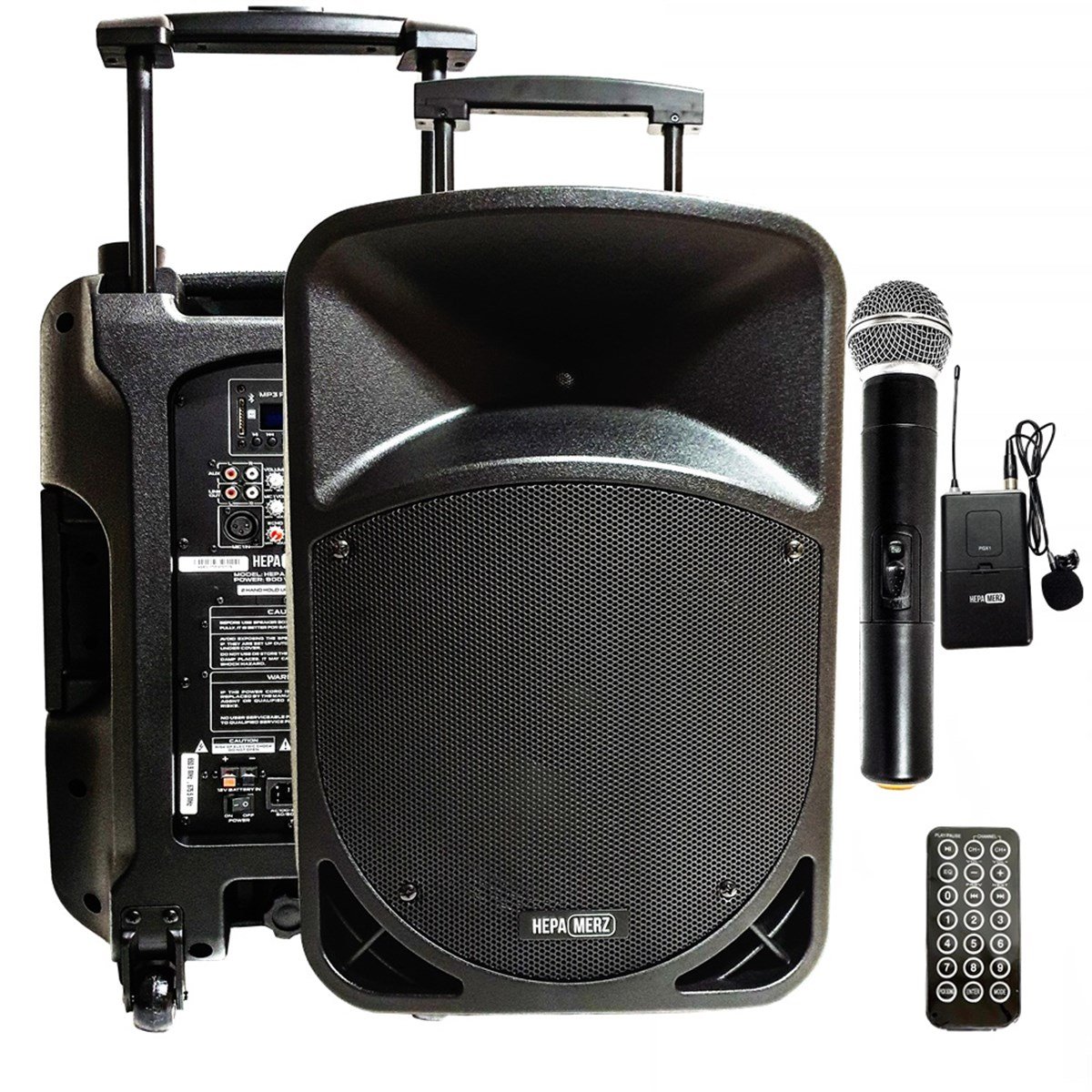 Westa Wap-22502ET Portatif Seyyar Ses Sistemi 400 Watt EL+Yaka