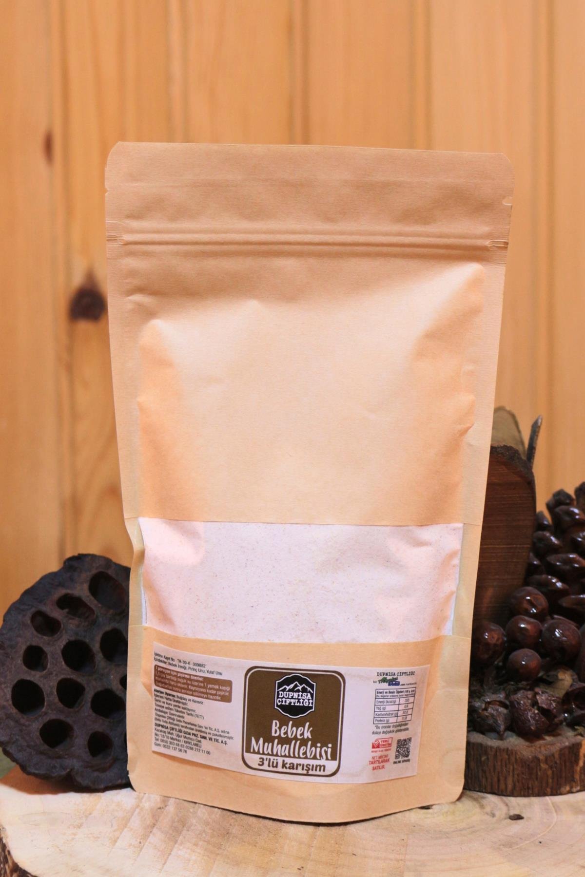 Bebek Ek GıdaDupnisa ÇiftliğiBebek Muhallebisi 3 lü Karışım 150g +6 Ay