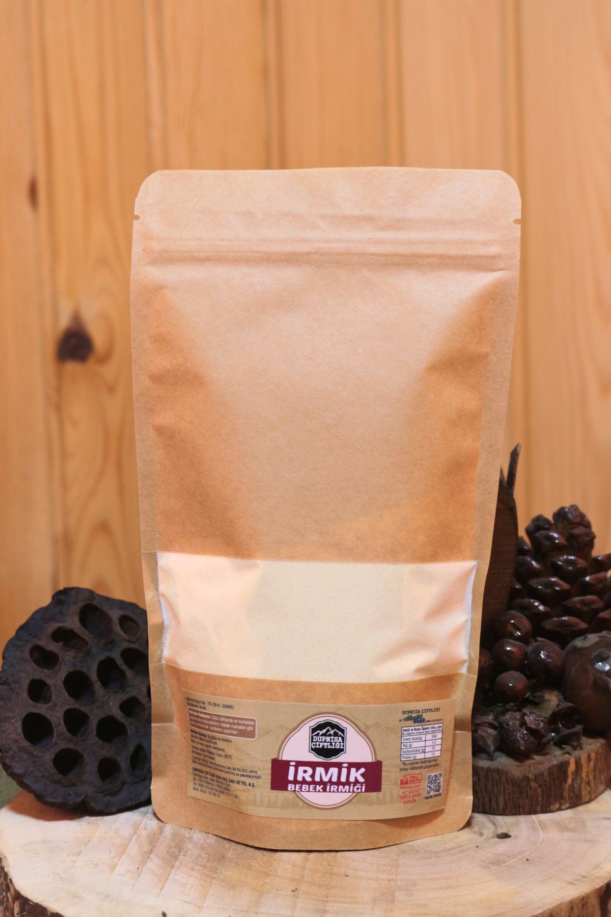 Bebek Ek GıdaDupnisa ÇiftliğiOrganik İrmik (Bebek İrmiği) 250g