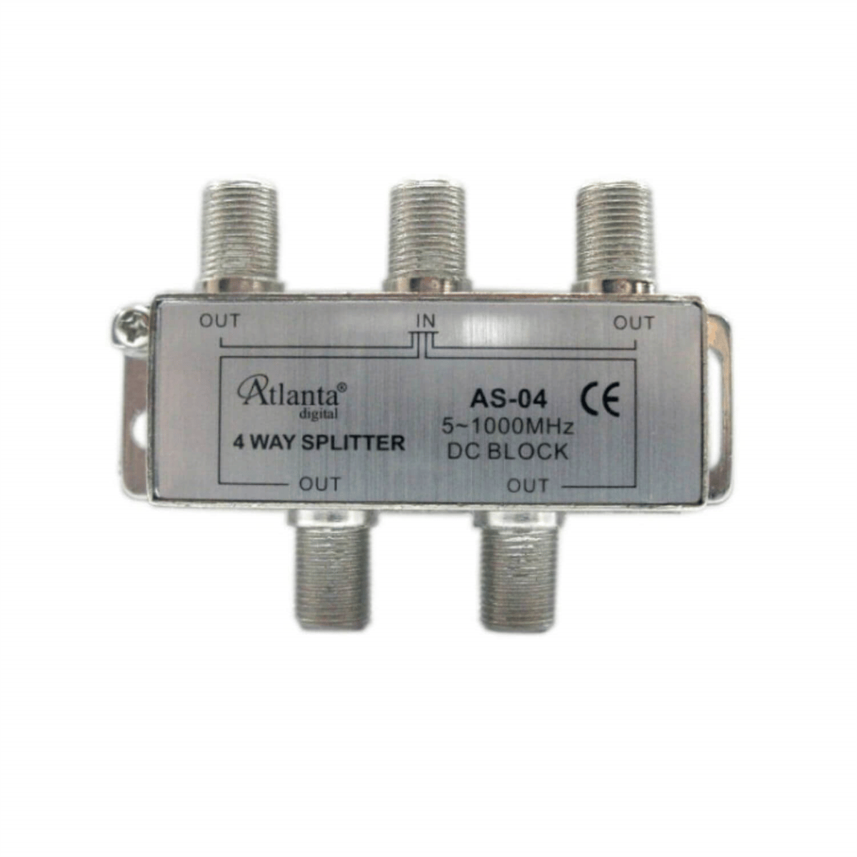 AtlantaSplitter Uydu BölücülerAtlanta AS-04 1/4 Uydu Bölücü (5-1000 MHz)  DC Block 