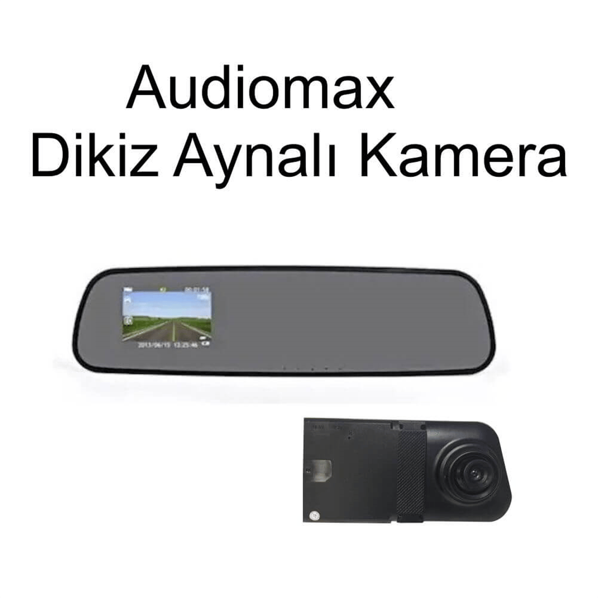 audiomaxAraç Güvenlik SistemleriAudiomax Mx-703R Dikiz Aynalı Araç Yol Kayıt Kamerası