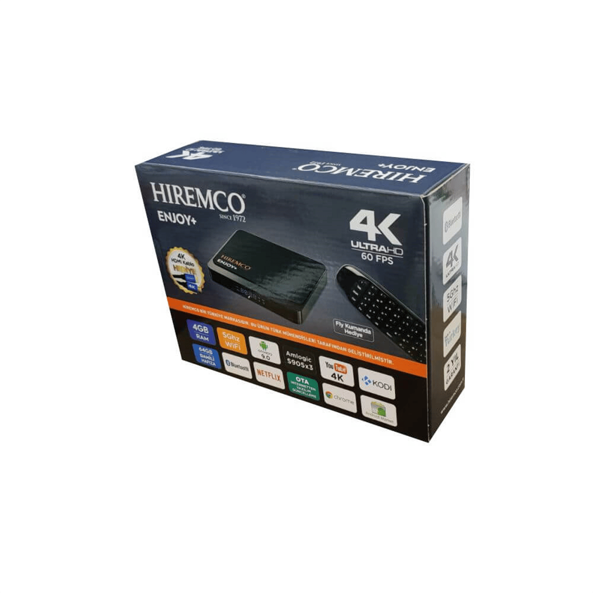 HiremcoAndroid Tv BoxHiremco 4K UltraHD Enjoy+ Android TV Box