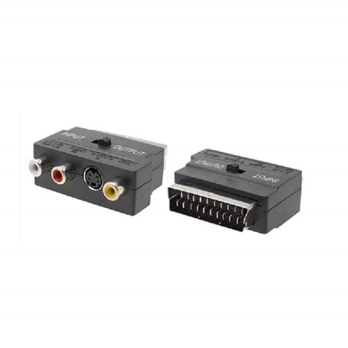 MultiboxScart-Av KablolarMultibox Anahtarlı Scart to Tos (Scart - Rca) Çevirici Kablo