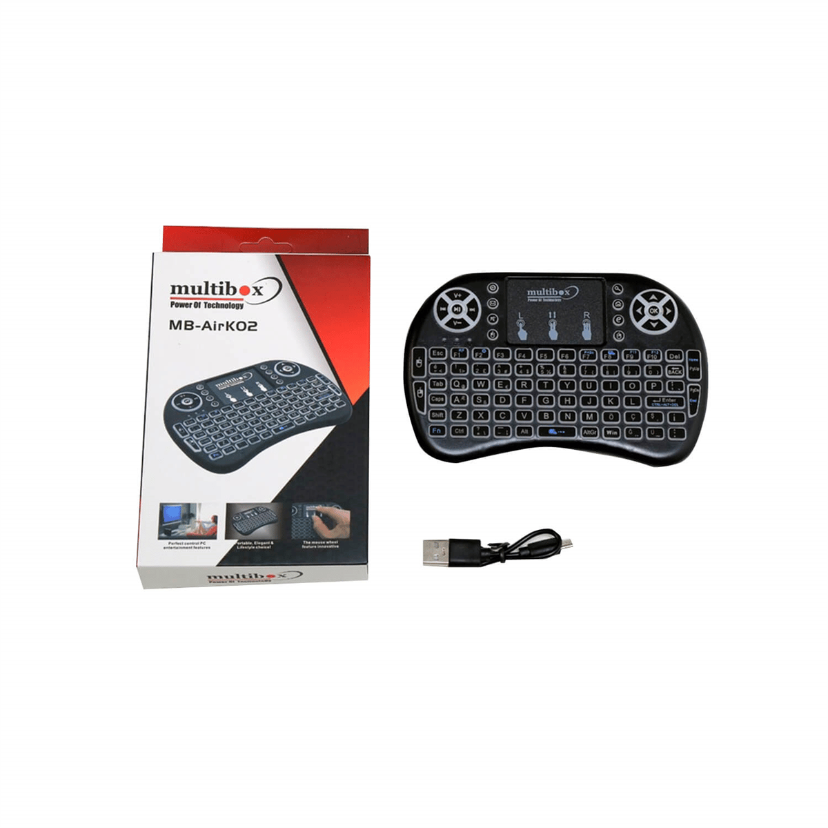 MultiboxUydu Alıcısı KumandalarıMultibox MB-AirK02 Kablosuz Mini Klavye