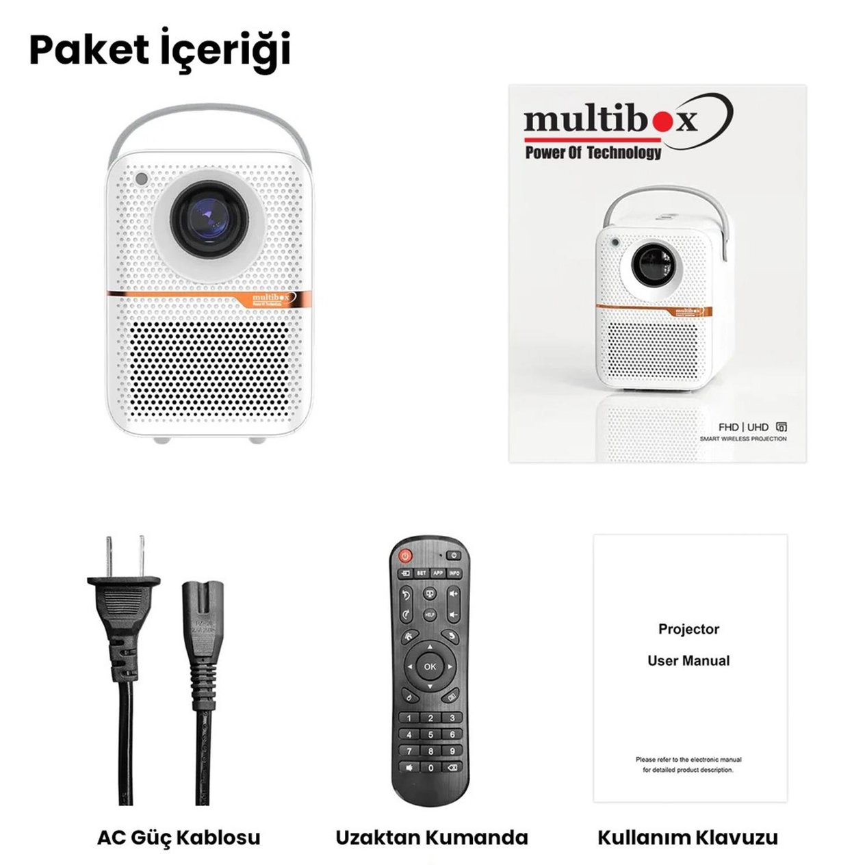 MultiboxProjeksiyon CihazlarıMultibox Probox Taşınabilir Android Projeksiyon