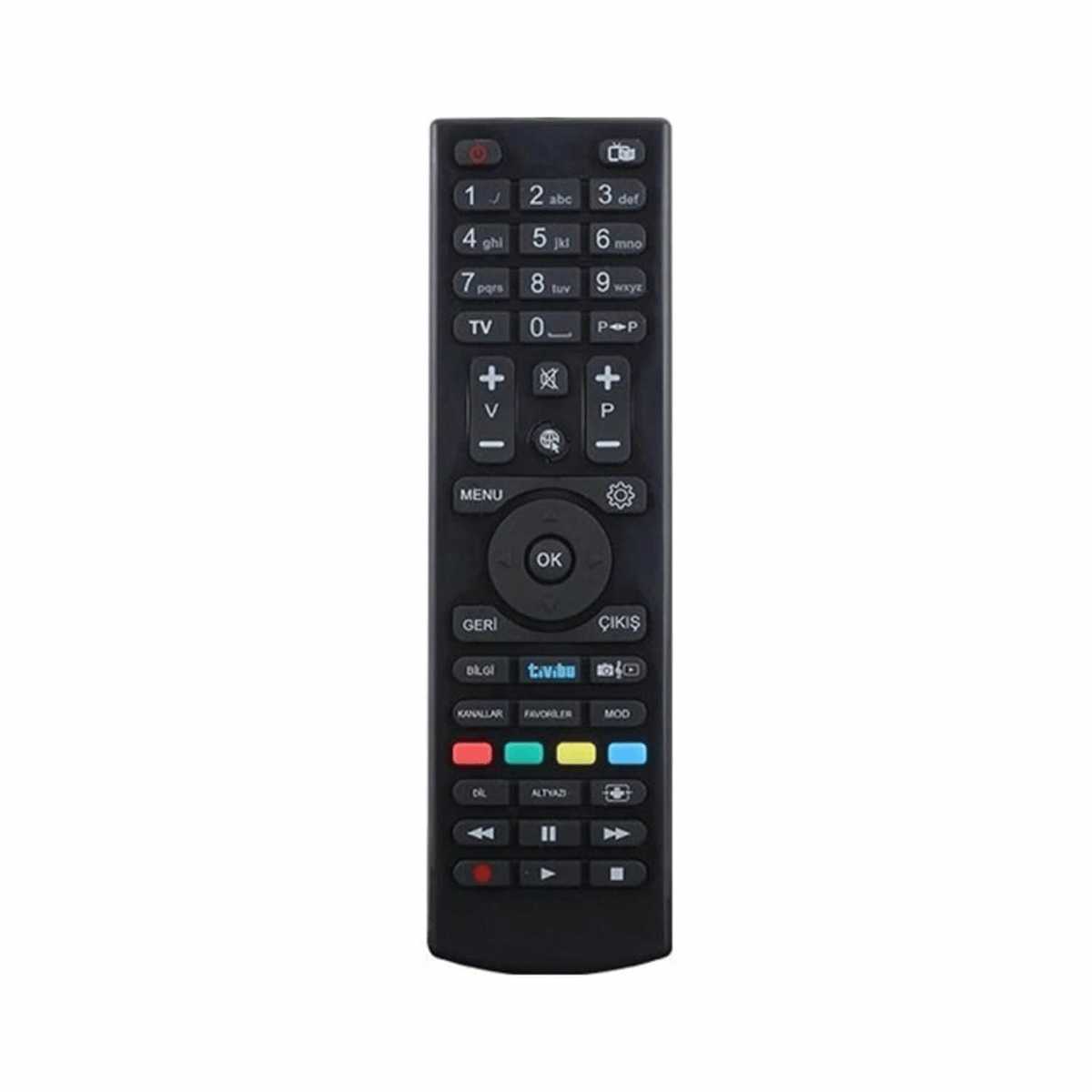 MultiboxUydu Alıcısı KumandalarıMultibox Tivibu Uyumlu Yan Sanayi Kumanda TVB-10K