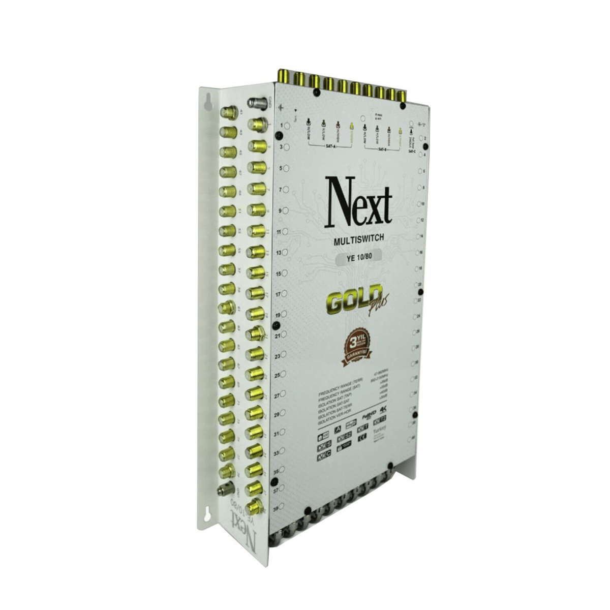 Next NextstarNext (Santral) MultiswitchNext 10/80 Sonlu Gold Plus Multiswitch Uydu Santrali