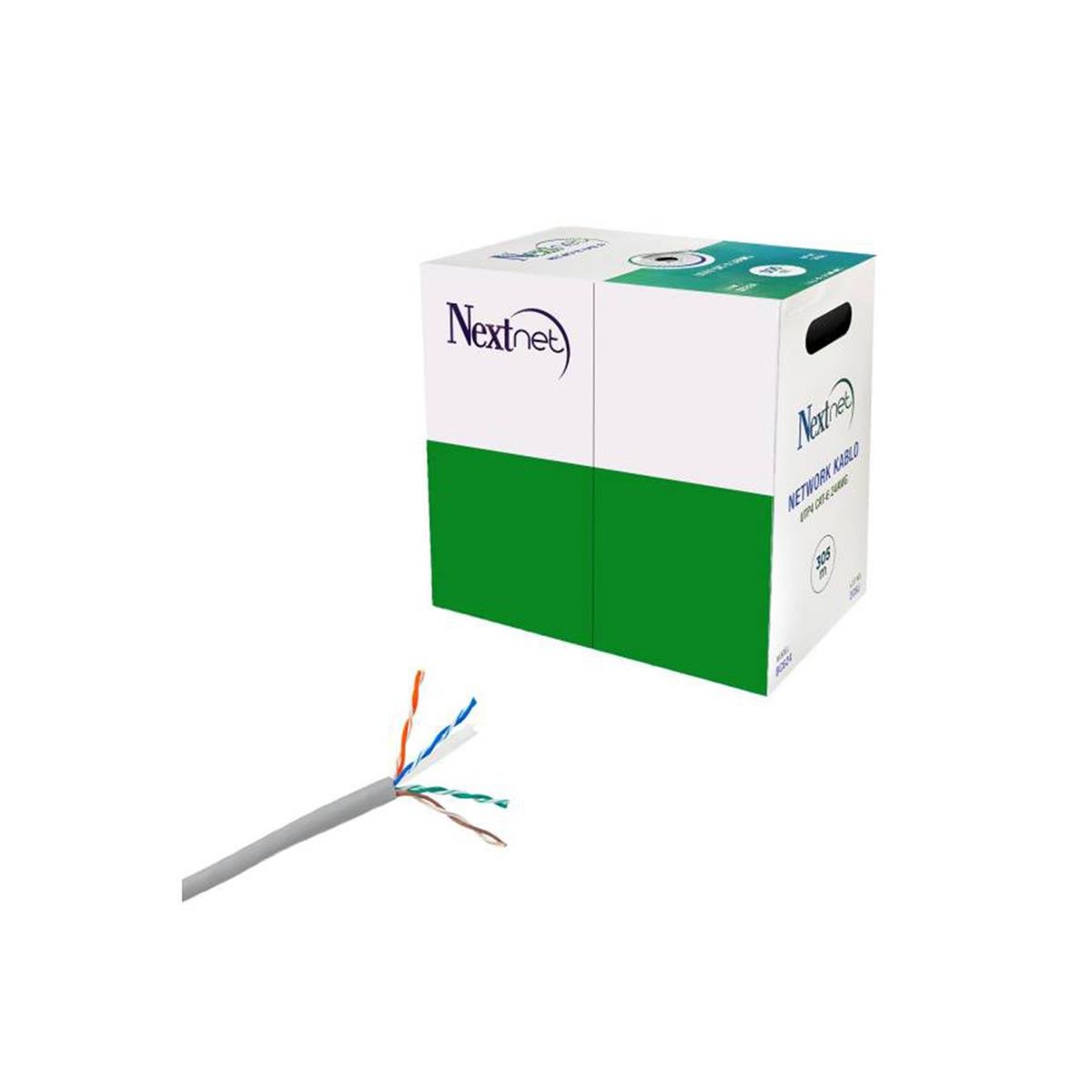 Next NextstarEthernet (Data) KablolarıNext Net UTP4 CAT-6 24AWG 305M Ethernet Kablosu