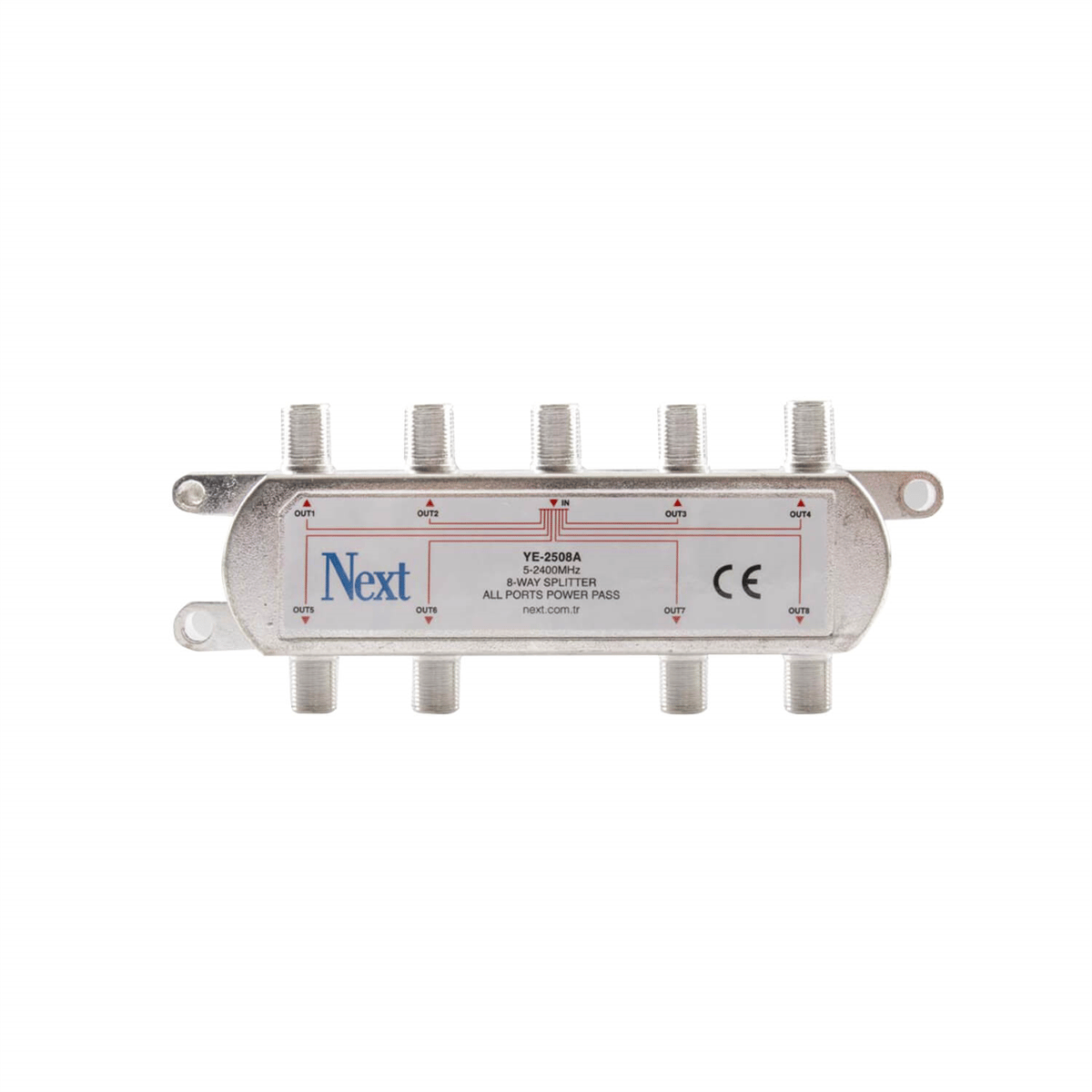 Next NextstarSplitter Uydu BölücülerNext YE-2508A Splitter 8 Çıkışlı Uydu Bölücü