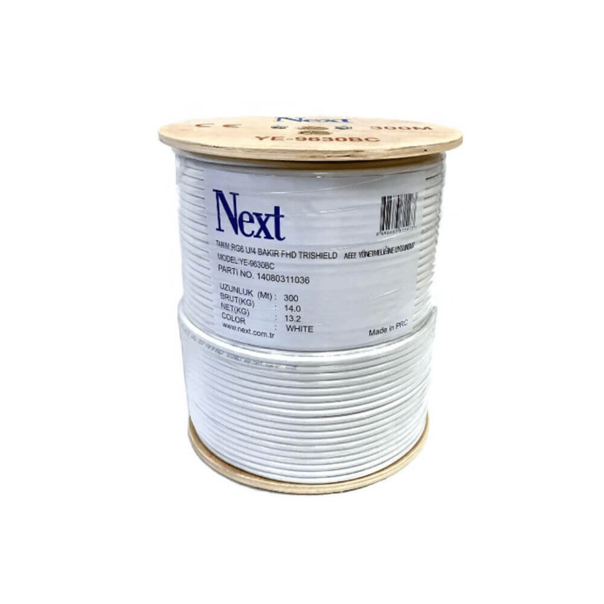 Next NextstarUydu Anten KablolarıNext YE-9630BC 300 Mt RG6/U4 Bakır Anten Kablosu