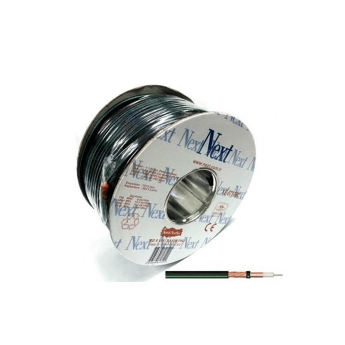 Next NextstarUydu Anten KablolarıNext YE-9710BC RG 6/U-6 100 Mt Bakır Anten Kablosu