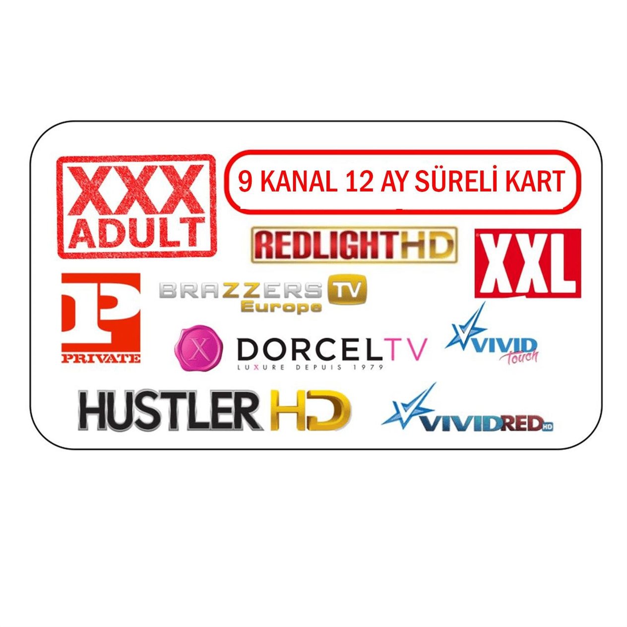 no-nameYetişkin Abonelik Kartları9 Kanal 12 Ay Süreli Yetişkin Kart
