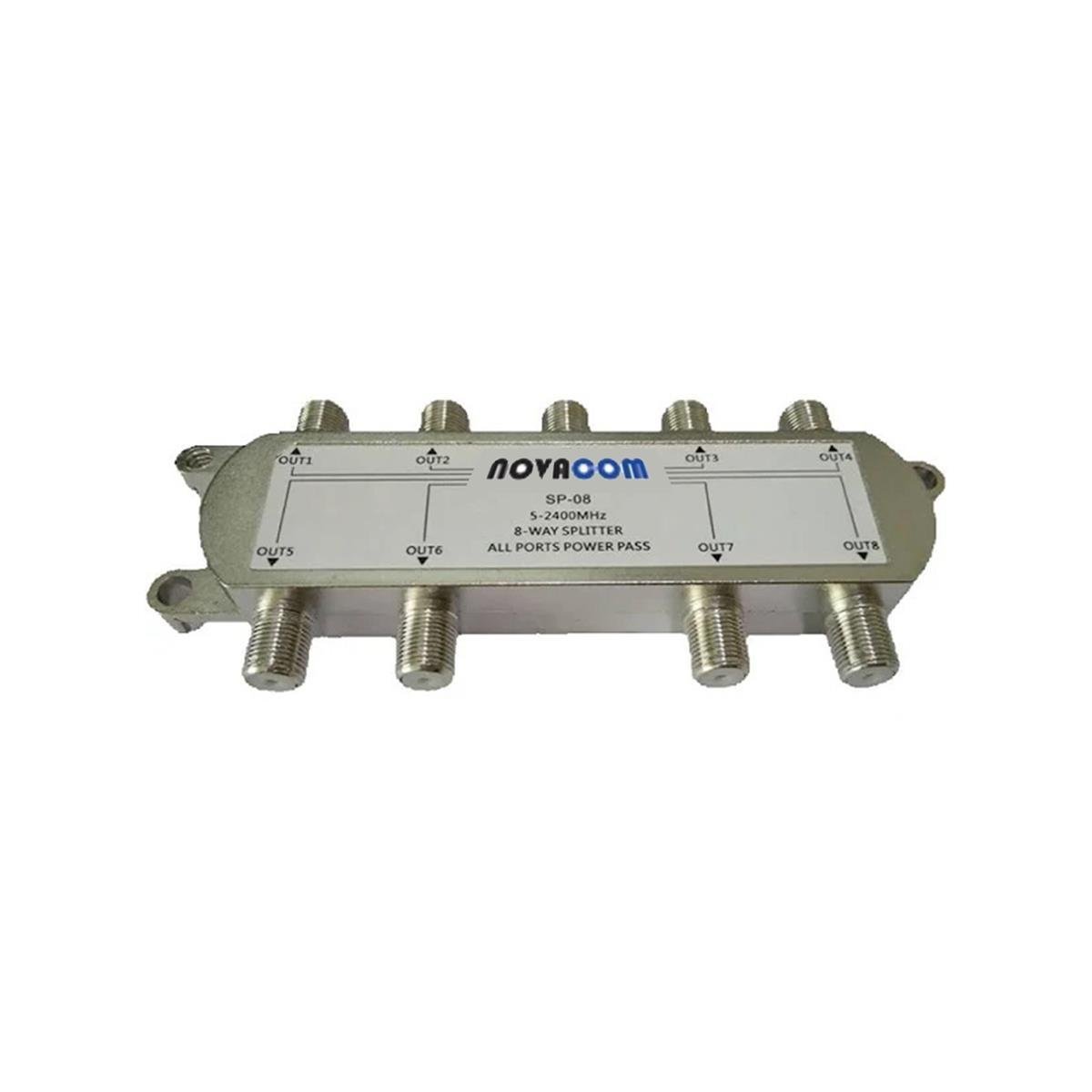 NovacomSplitter Uydu BölücülerNovacom NVS-08 1/8 Uydu Bölücü (5-2400 MHz)