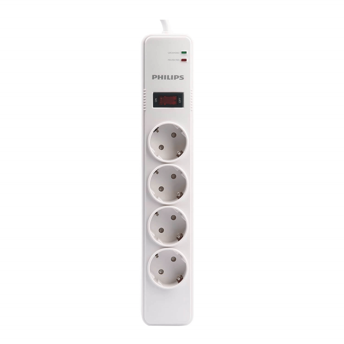 PhilipsAkım Korumalı PrizlerPhilips 4'lü 2 Metre Kablolu 1050 Joule Anahtarlı Akım Korumalı Priz SPS1040B/51