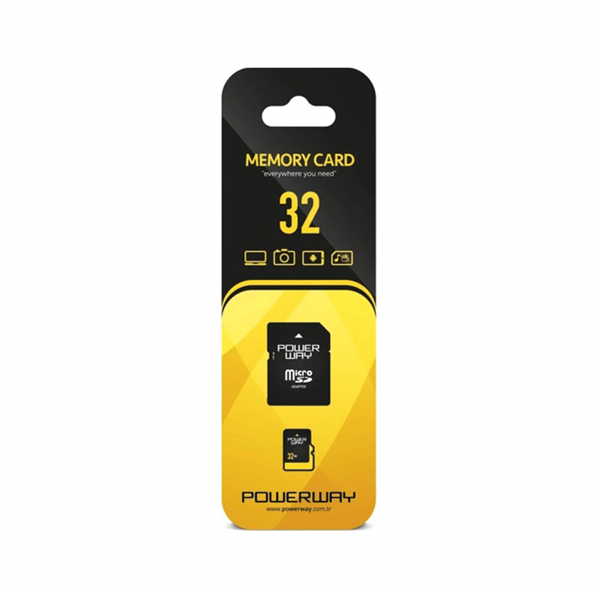 PowerwayMicro SD KartlarPowerway 32 GB Micro Sd Hafıza Kartı Adaptörlü