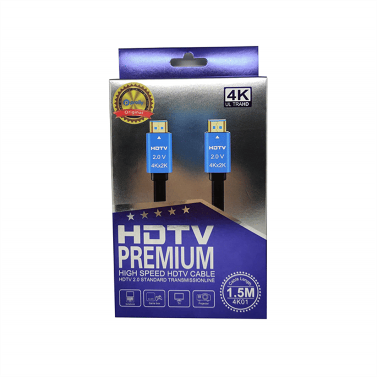ProllyHdmı KablolarPROLLY PCV 3349 PREMİUM 4K 1.5MT HD KABLO