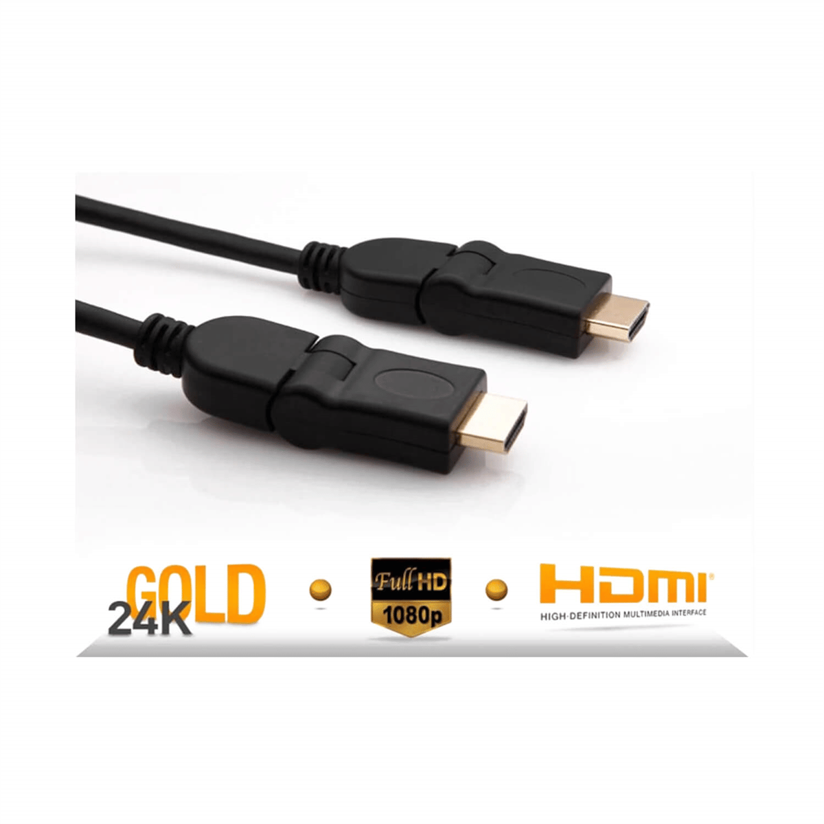 S-LinkHdmı KablolarS-Link SLX-309 1.5 M Erkek - Erkek 180 Derece Hdmi Kablo 1.5 M
