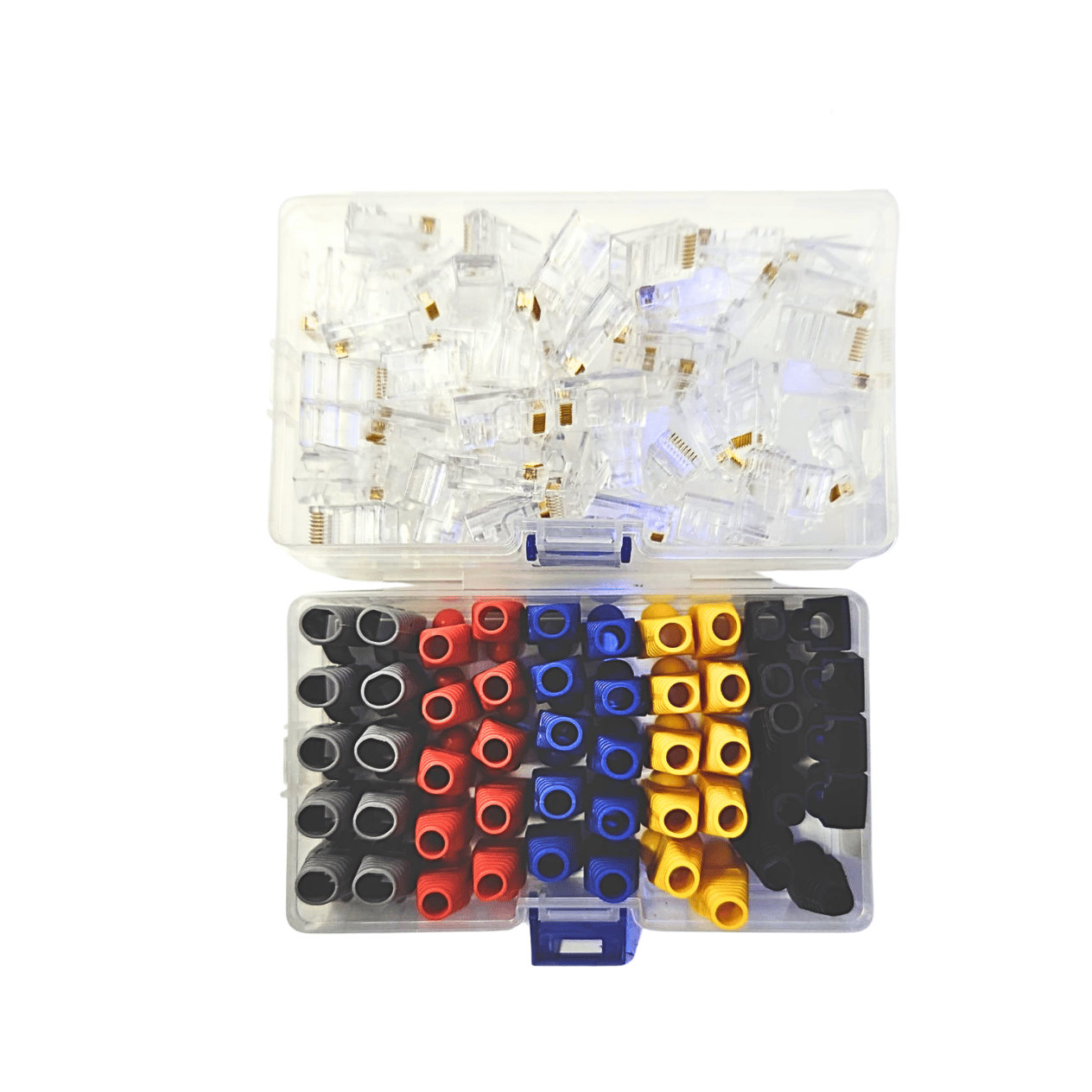 StrongerNetwork KonnektörStronger 100 Parça RJ45 Konnektör ve Kılıf Seti