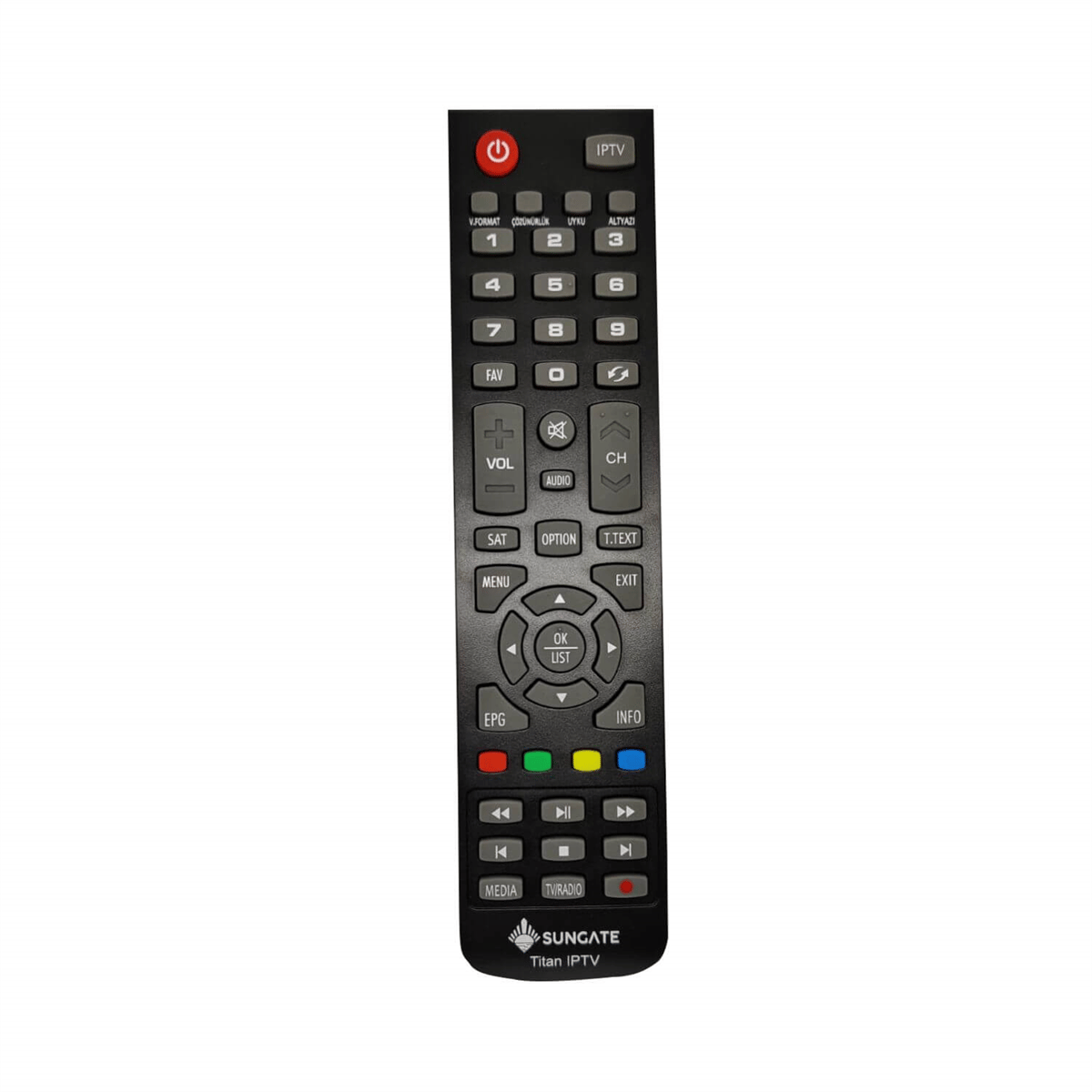 SungateUydu Alıcısı KumandalarıSungate Titan I P Tv Orjinal Uydu Alıcı Kumanda