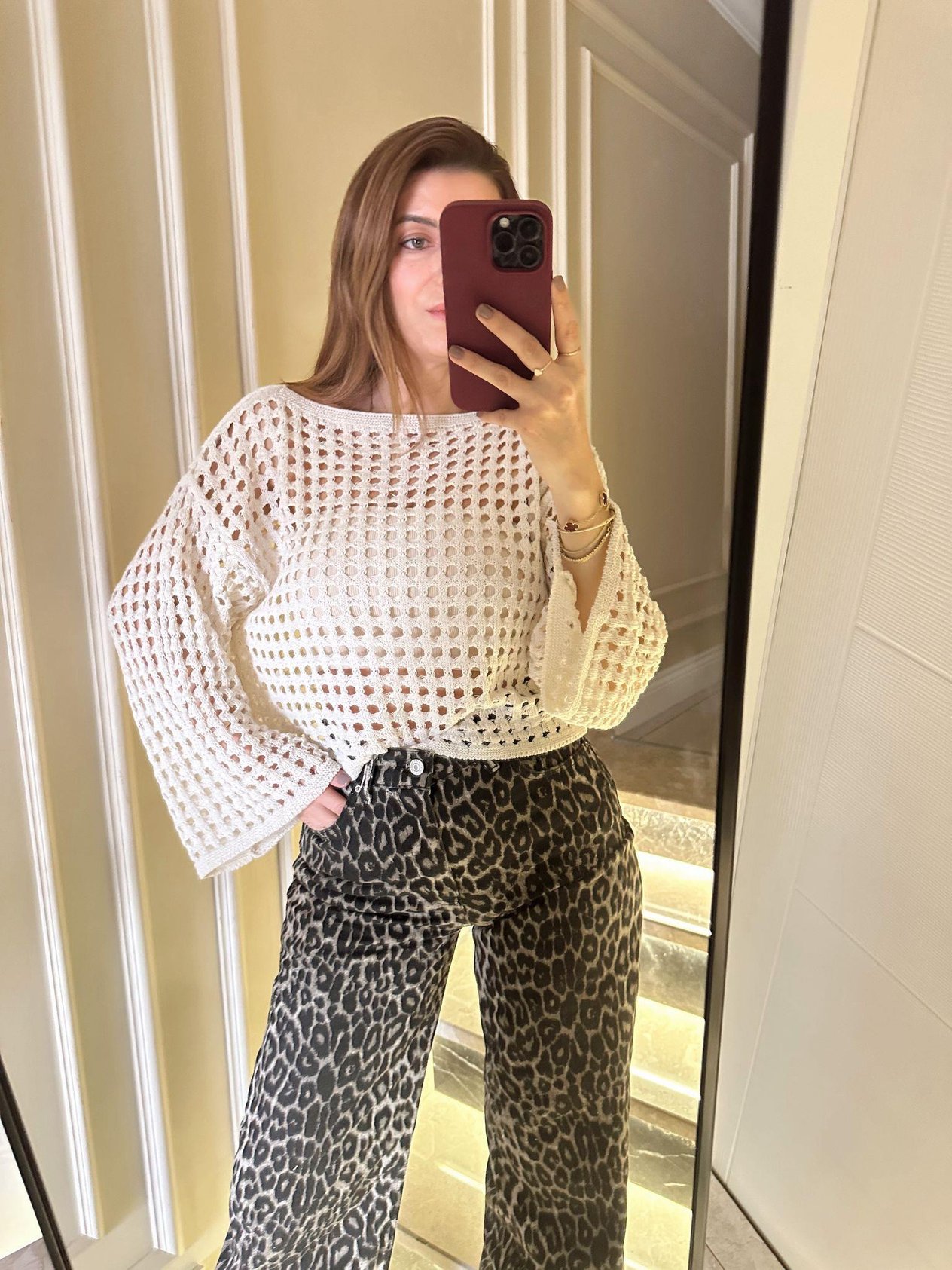 Triko BluzBej Mini Ajurlu Crop Bluz