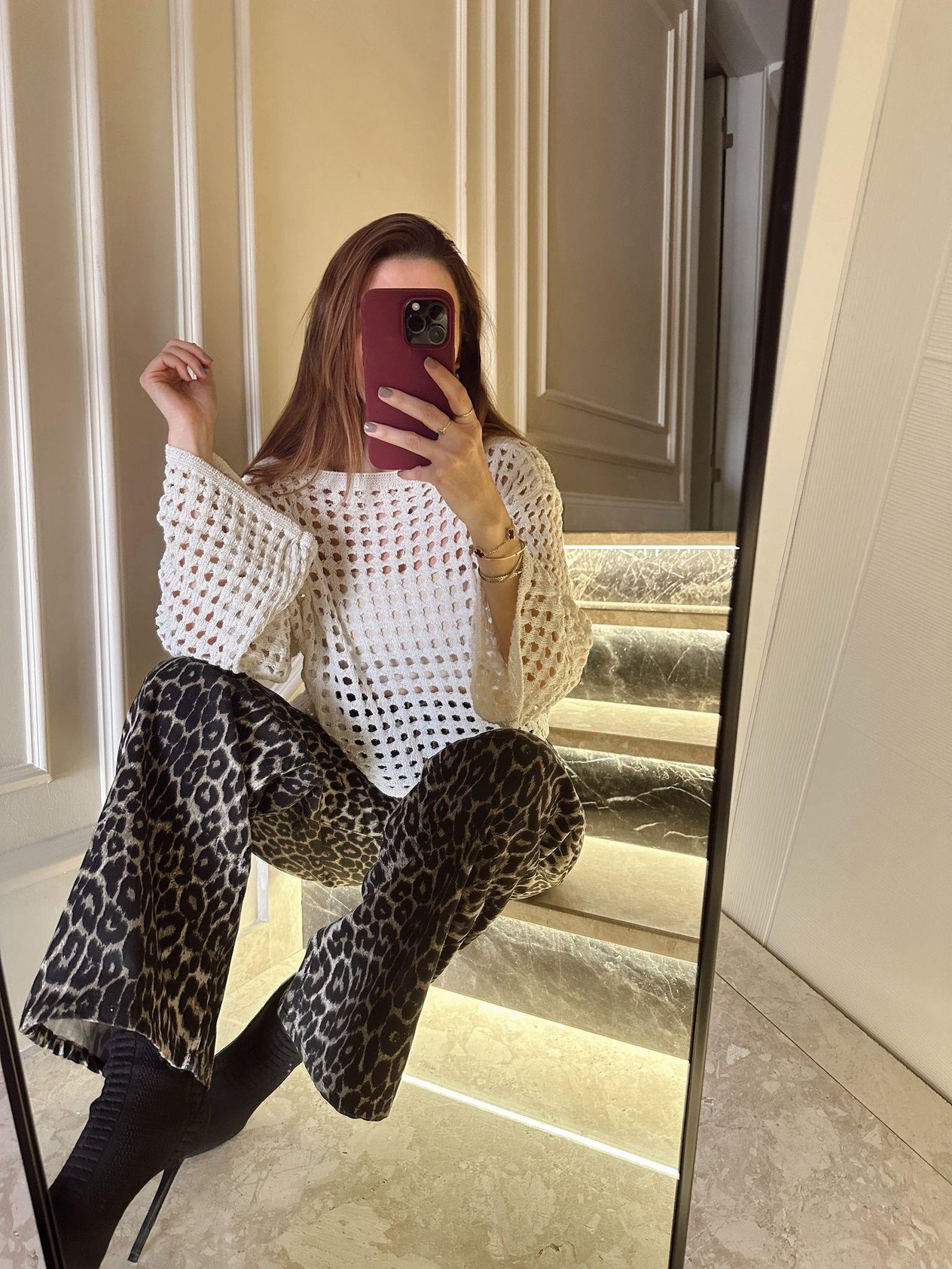 Triko BluzBej Mini Ajurlu Crop Bluz