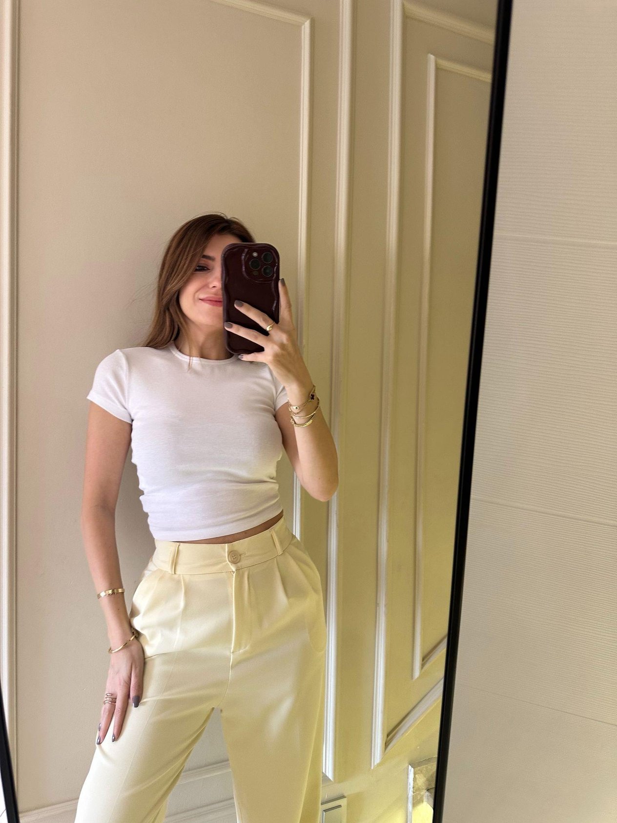 Beyaz Kısa Kol Pamuklu Body