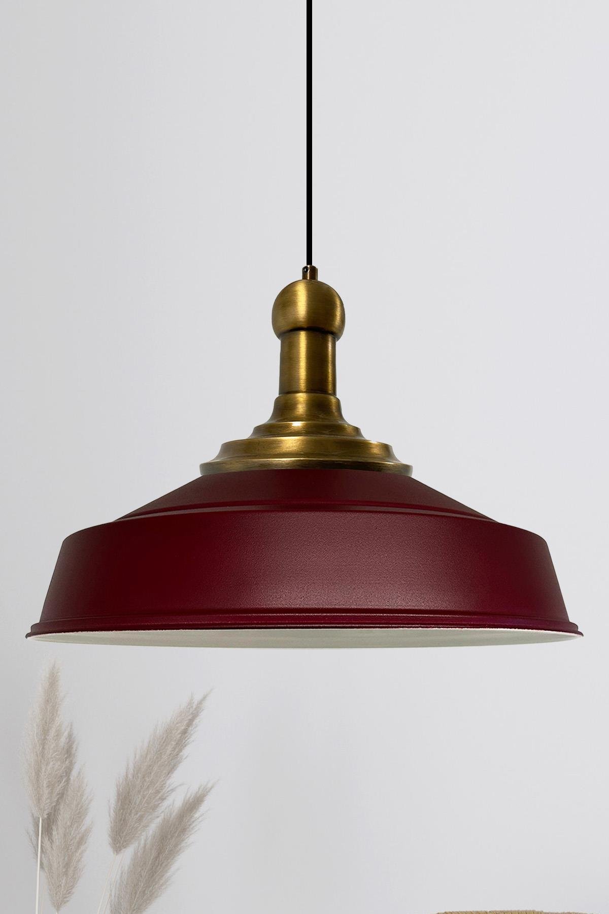 Asaletli Eskitme Long Knob Başlık Retro Sarkıt Lamba Restoran Salon Aydınlatma