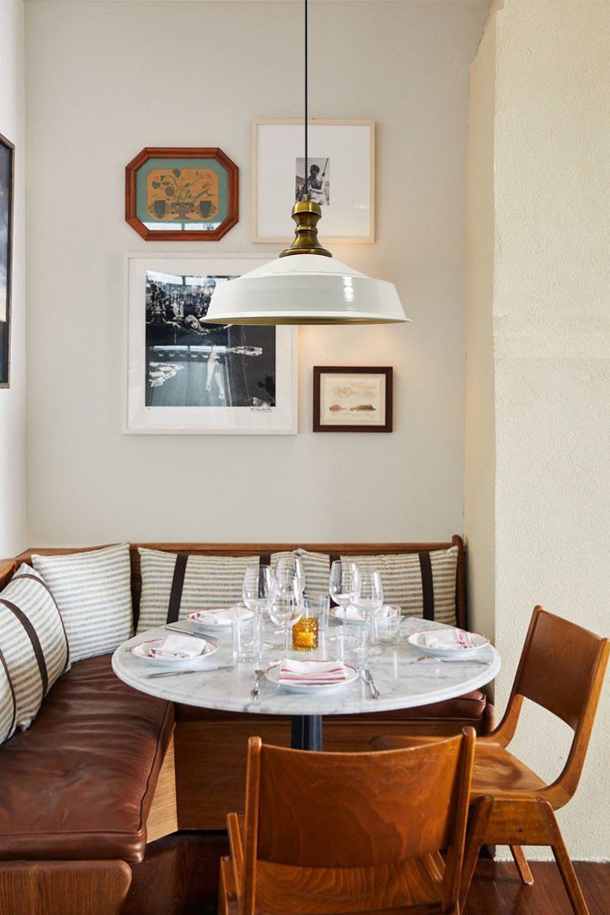 Bamyum Bakır Rengi Asaletli Eskitme Knob Başlık Retro Sarkıt Lamba Restoran Salon Aydınlatma
