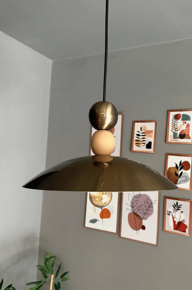 Bright Eskitme Boncuk Avize Tekli Sarkıt Salon Kuaför Cafe Dekoratif Aydınlatma Pastane