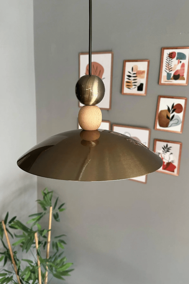 Bright Eskitme Boncuk Avize Tekli Sarkıt Salon Kuaför Cafe Dekoratif Aydınlatma Pastane