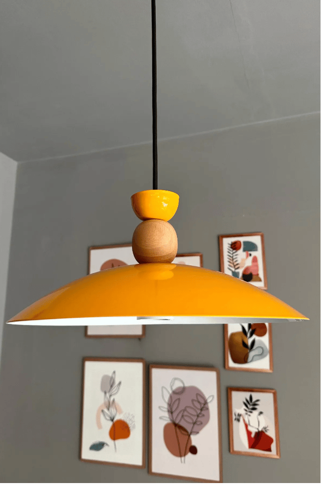 Bright Sarı Avize Tekli Sarkıt Salon Kuaför Cafe Dekoratif Aydınlatma Pastane