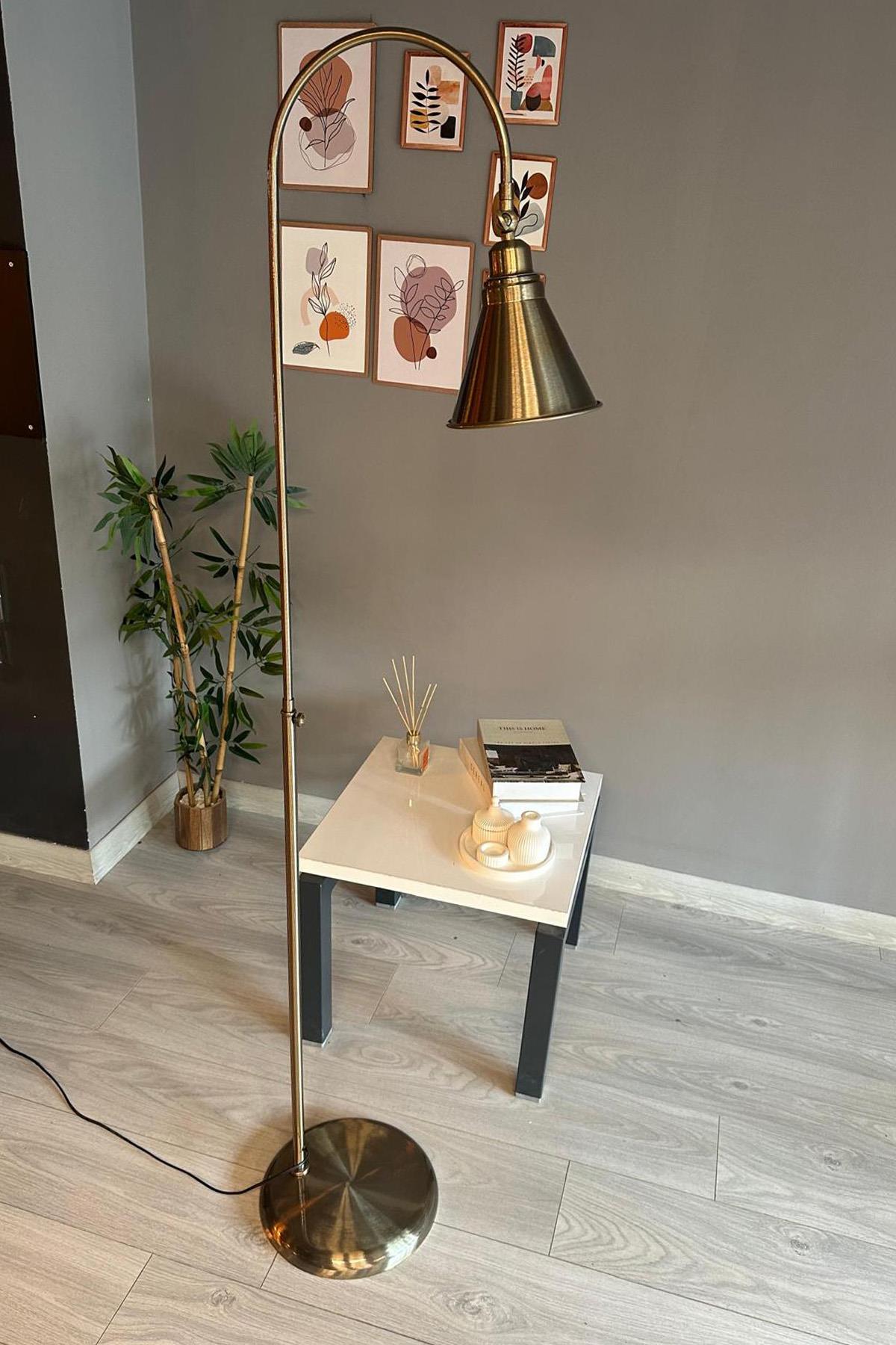 Dimmerli Eskitme Lambader Hareketli Başlık Modern Dekoratif Metal Oturma Odası Çalışma Odası