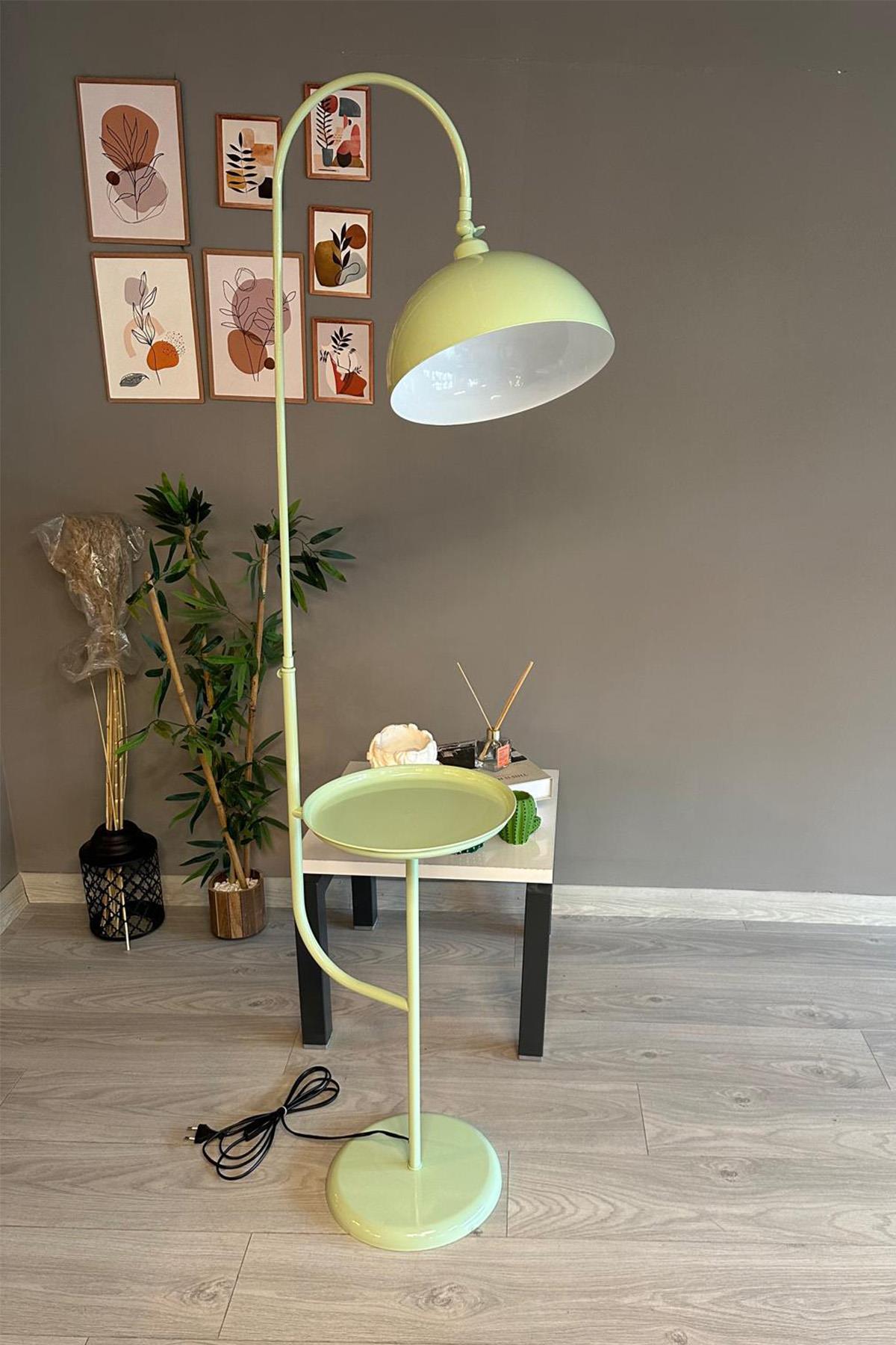 Mint Lambader Hareketli Başlık Sehpalı Modern Dekoratif Metal Oturma Odası Çalışma Odası