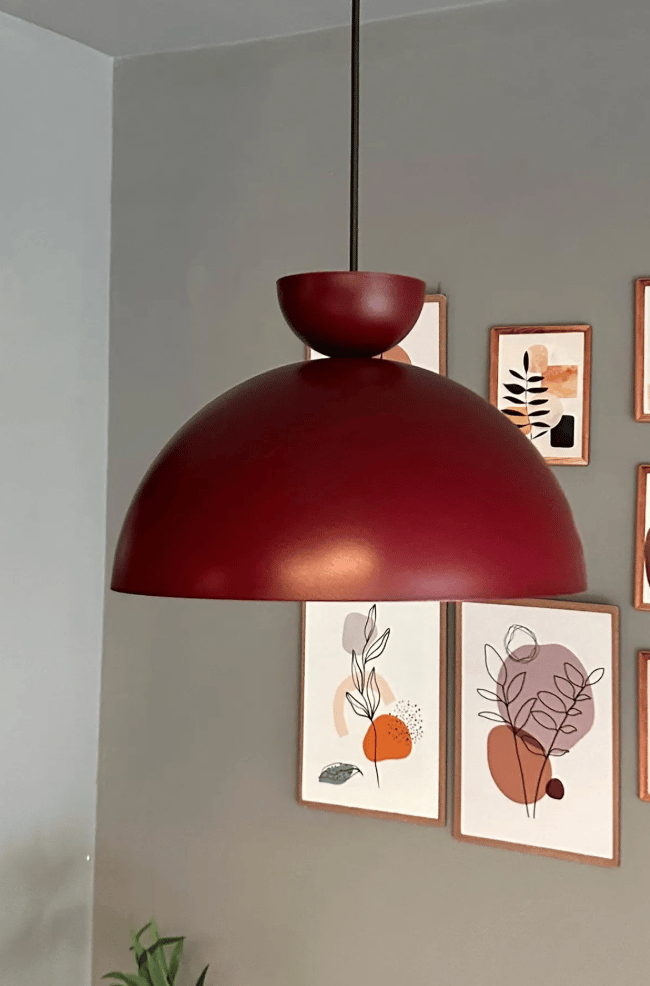 Yimpi Avize Vişne Çürüğü Şapka Tekli Sarkıt Salon Kuaför Cafe Dekoratif Aydınlatma Pastane