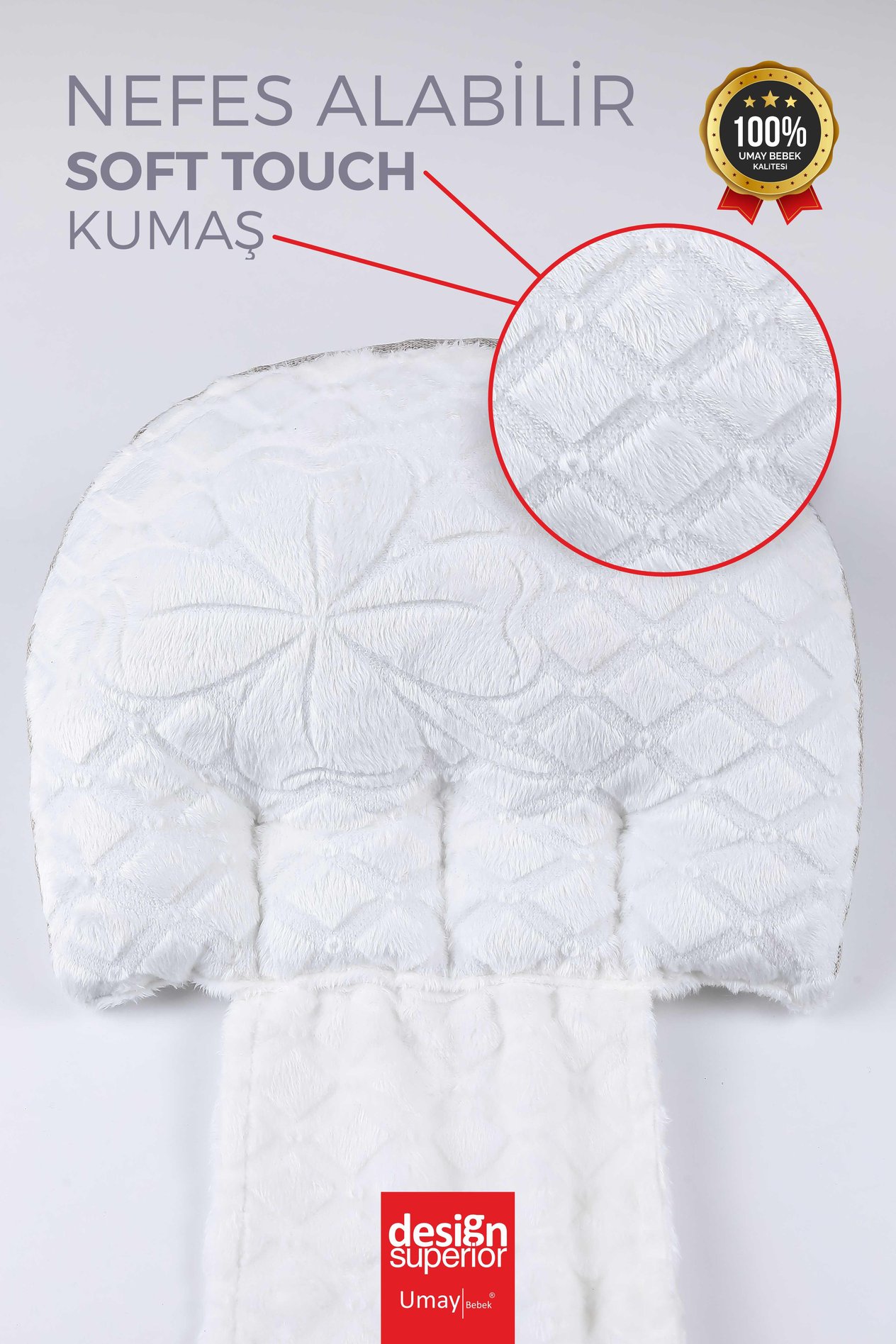 Umay BebekBel ve Karın Desteği, Hamile Yastığı, Çok Fonksiyonlu, Uyku  Emzirme  Yastığı, Ayarlanabilir, Cırtlı - Kahve