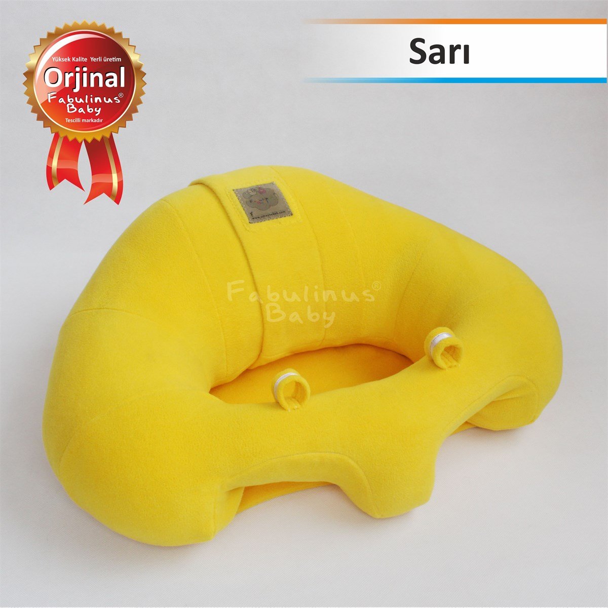 fabulinusFabulinus Bebe yatmaz Devrilmez Bebek Minderi (Sarı)