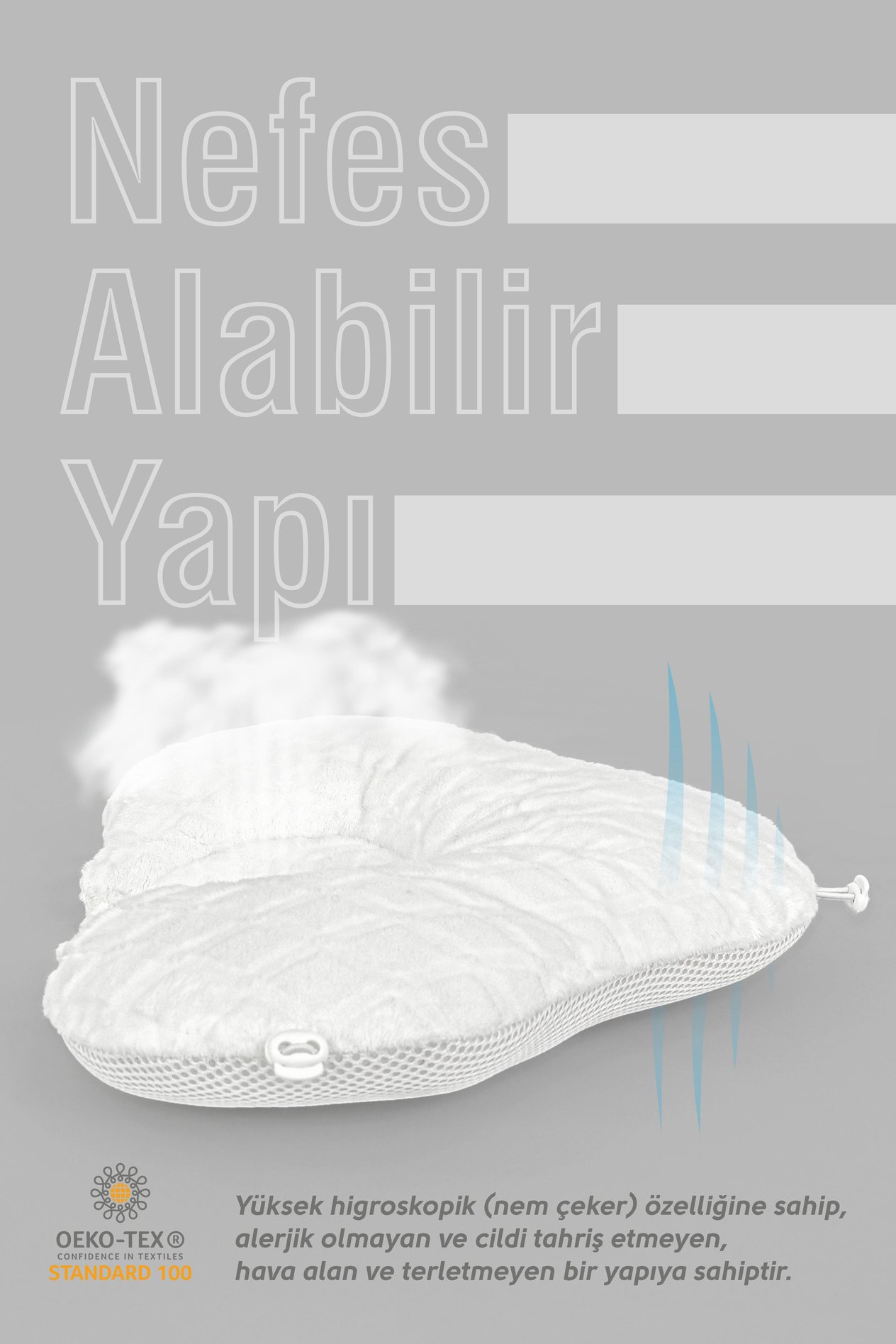 Umay BebekUmay Düz Kafa Yastığı, Bebek Kafa Sendromu Yastığı, Yenidoğan Yastık, Uyku Baş Yastığı