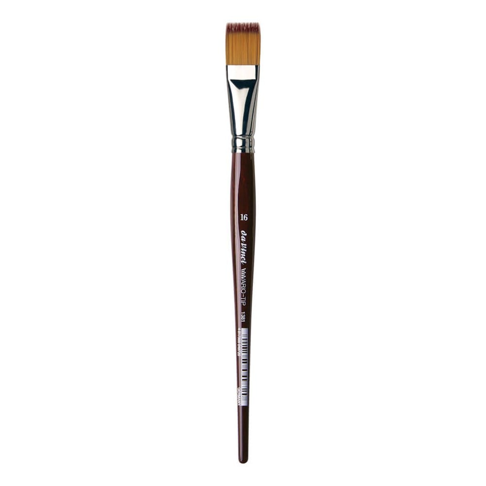 Da Vinci Vario Tip Sentetik Düz Uçlu Sulu Boya Ve Hobi Craft Fırçası Seri 1381 No:8