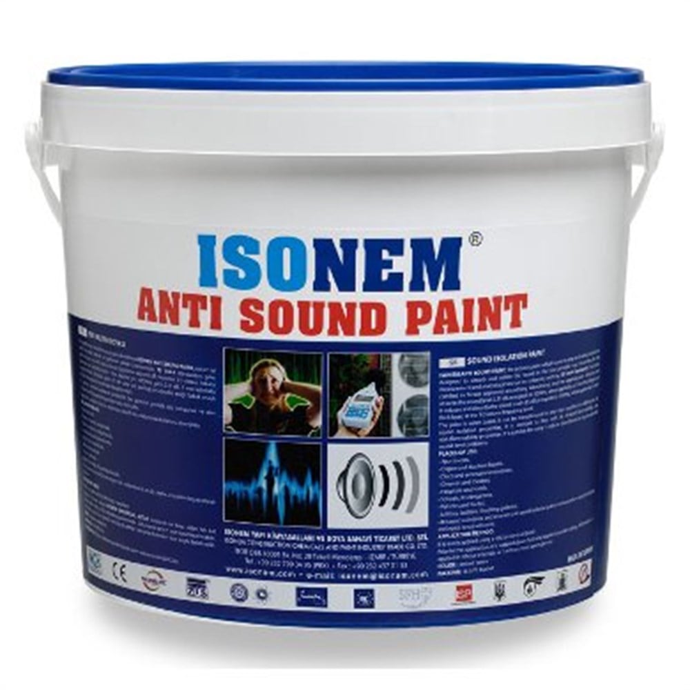 ISONEM ANTI-SOUND PAINT 18 lt. SES YALITIM BOYASI