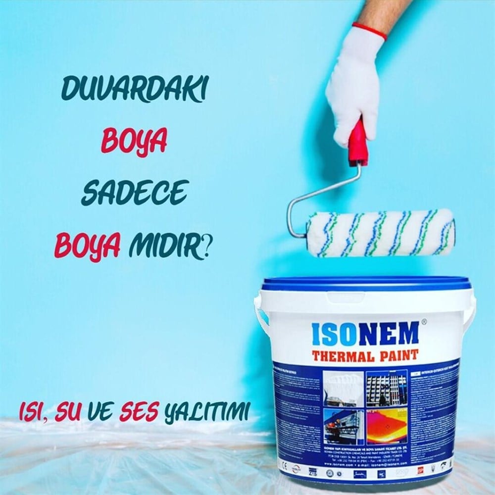 İSONEM THERMAL PAİNT ISI YALITIM BOYASI 18 LT